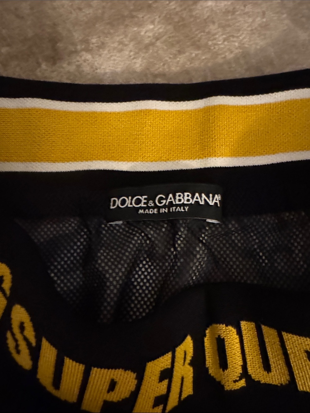 Dolce & Gabbana Black & Yellow Pop-Art Leopard Mini Skirt - Picture 3 of 4